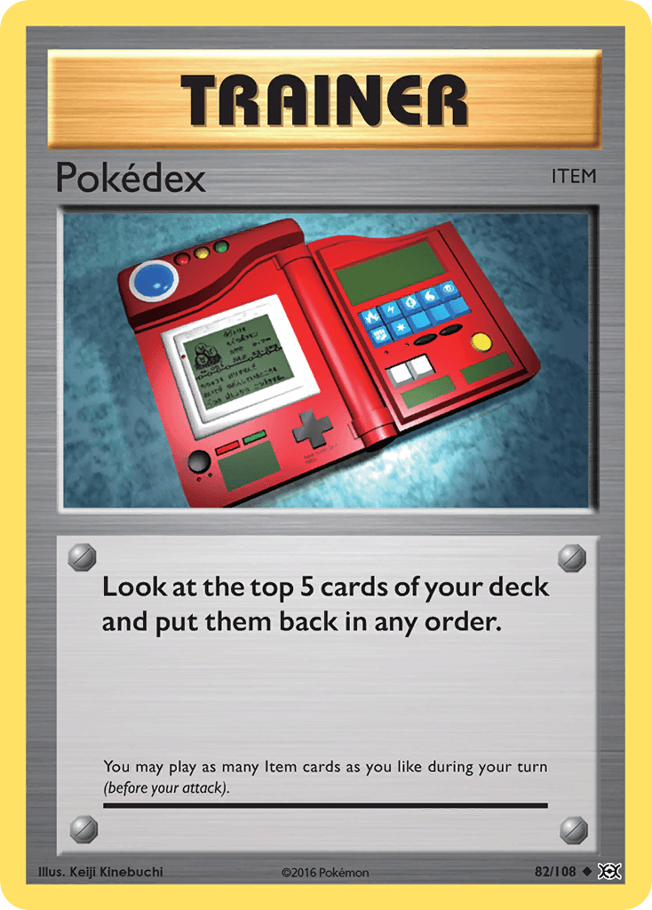 Pokédex Pokémon card