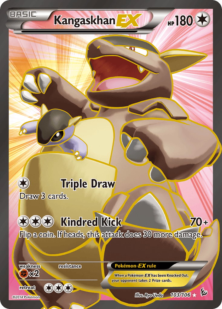 Kangaskhan-EX Pokémon card