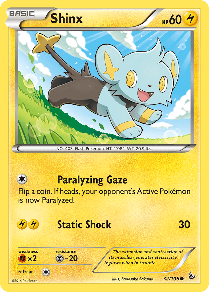 Shinx Pokémon card