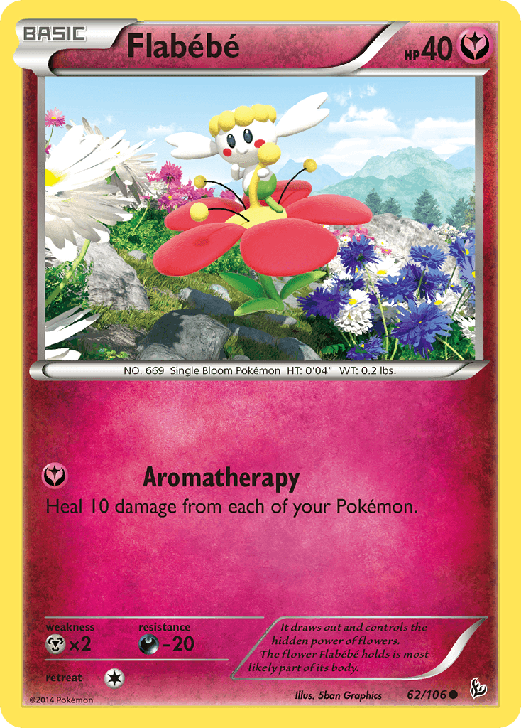 Flabébé Pokémon card