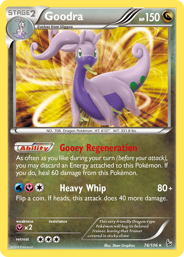 Goodra Pokémon card