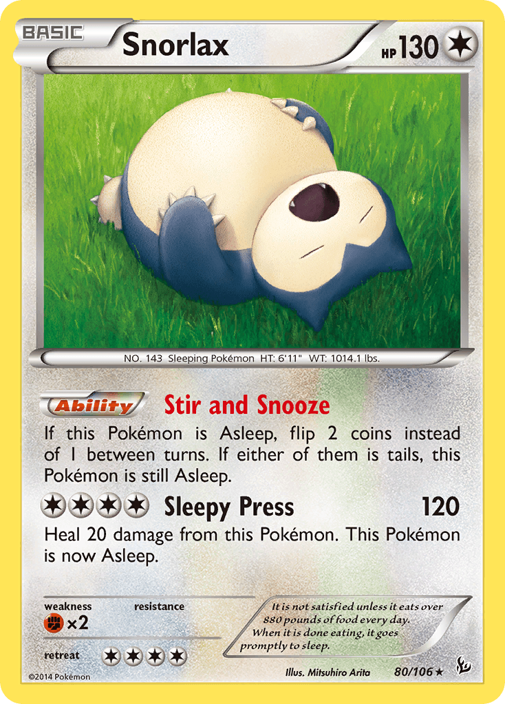 Snorlax from Flashfire