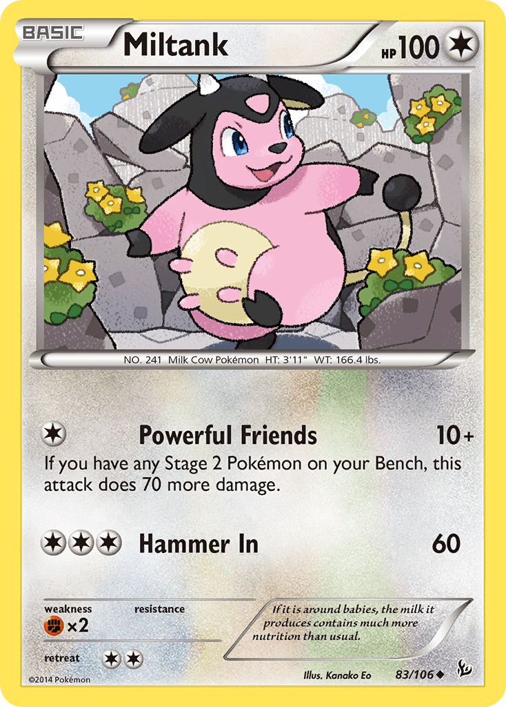 Miltank Pokémon card