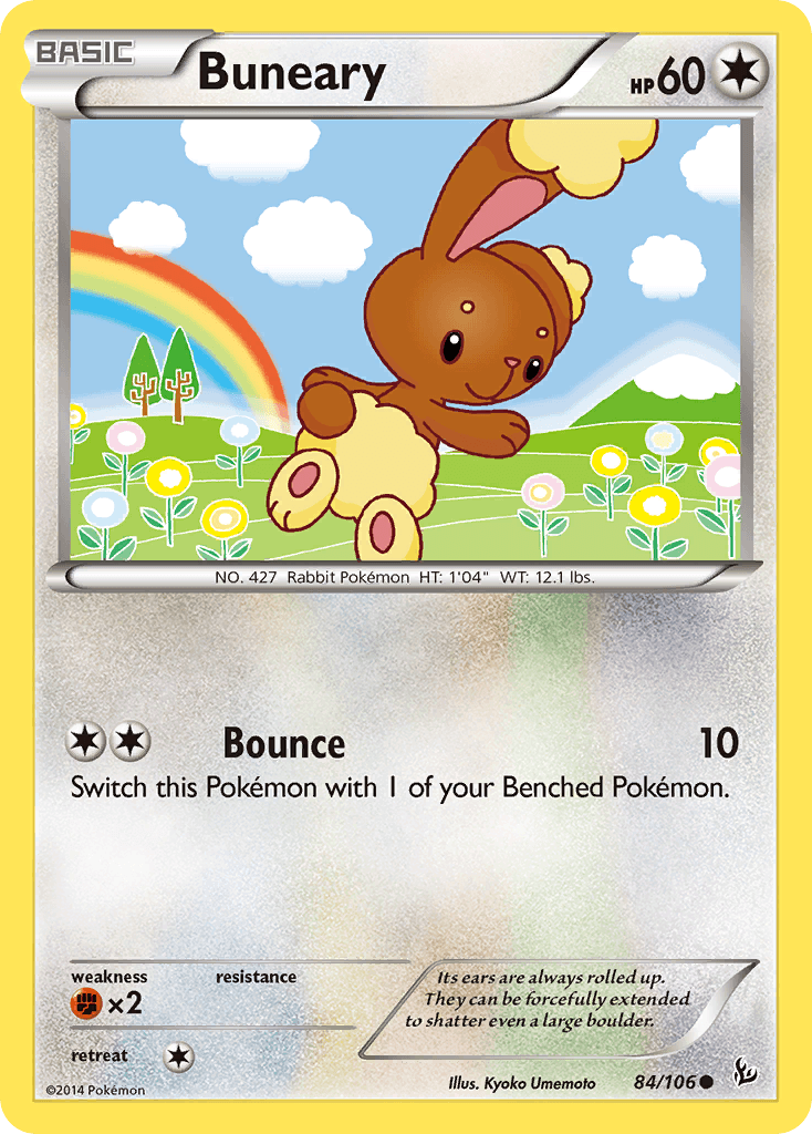 Buneary Pokémon card