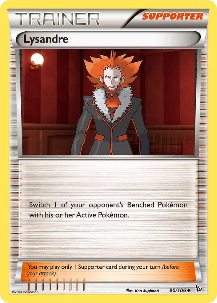 Lysandre Pokémon card