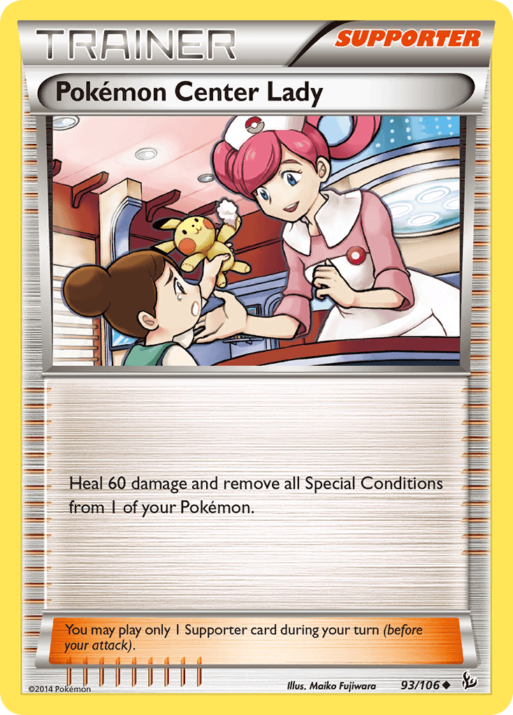 Pokémon Center Lady Pokémon card