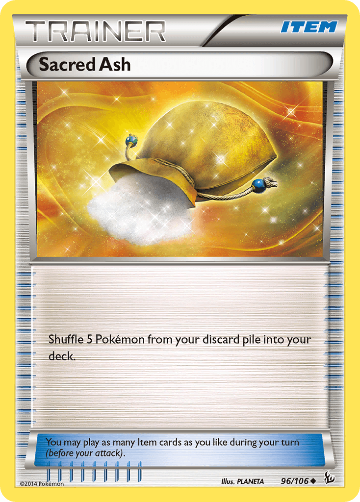 Sacred Ash Pokémon card