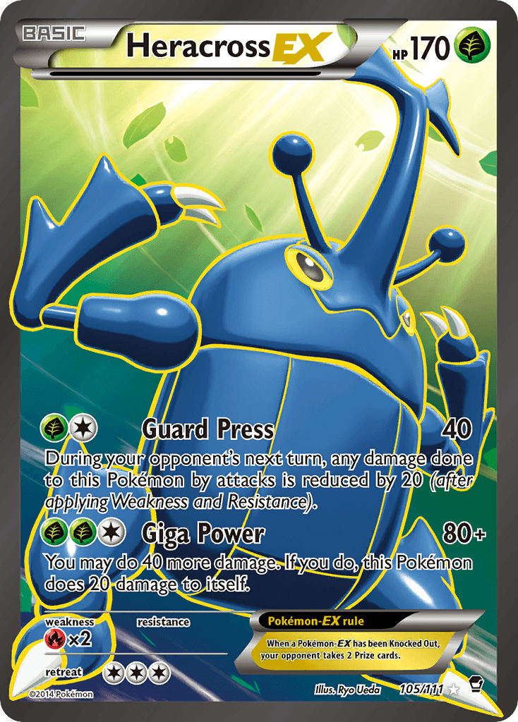 Heracross-EX Pokémon card