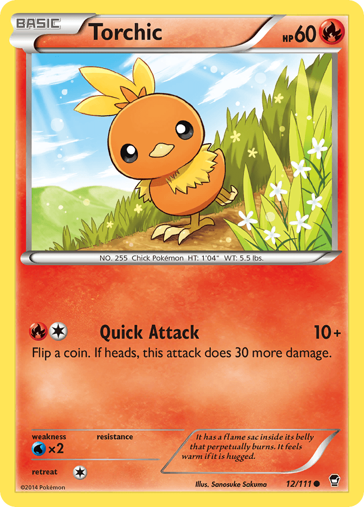 Torchic Pokémon card