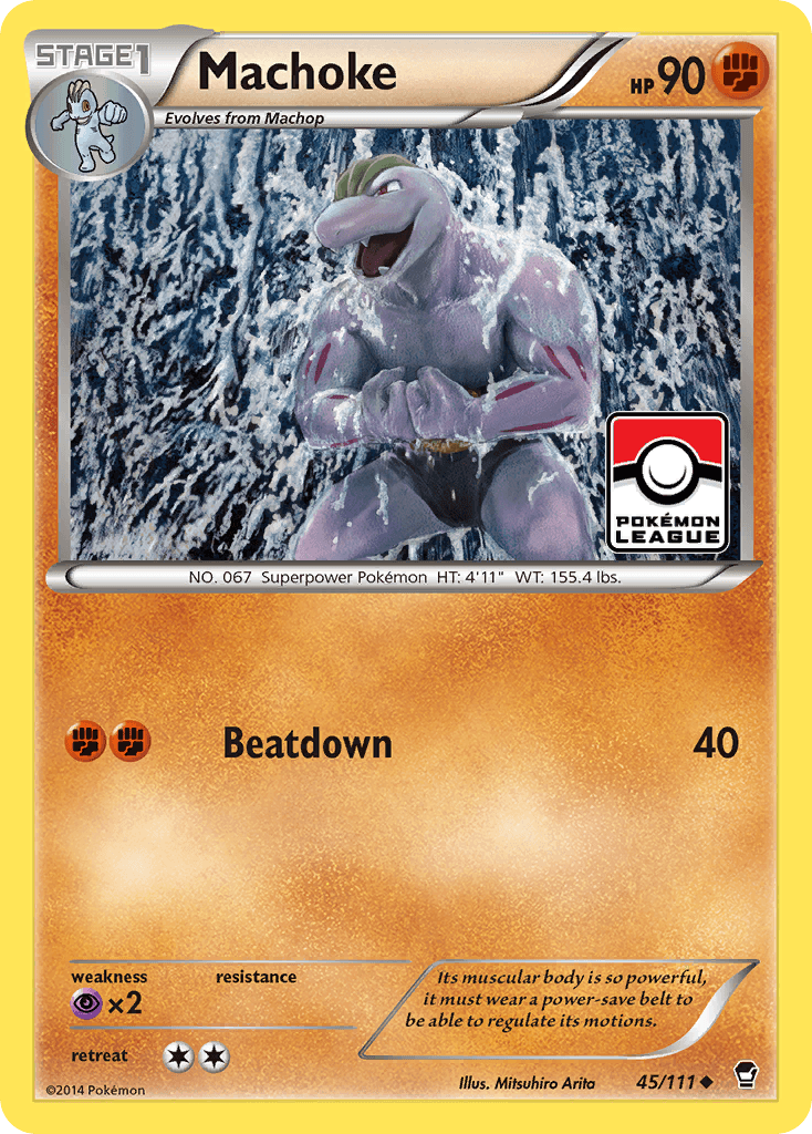 Machoke Pokémon card