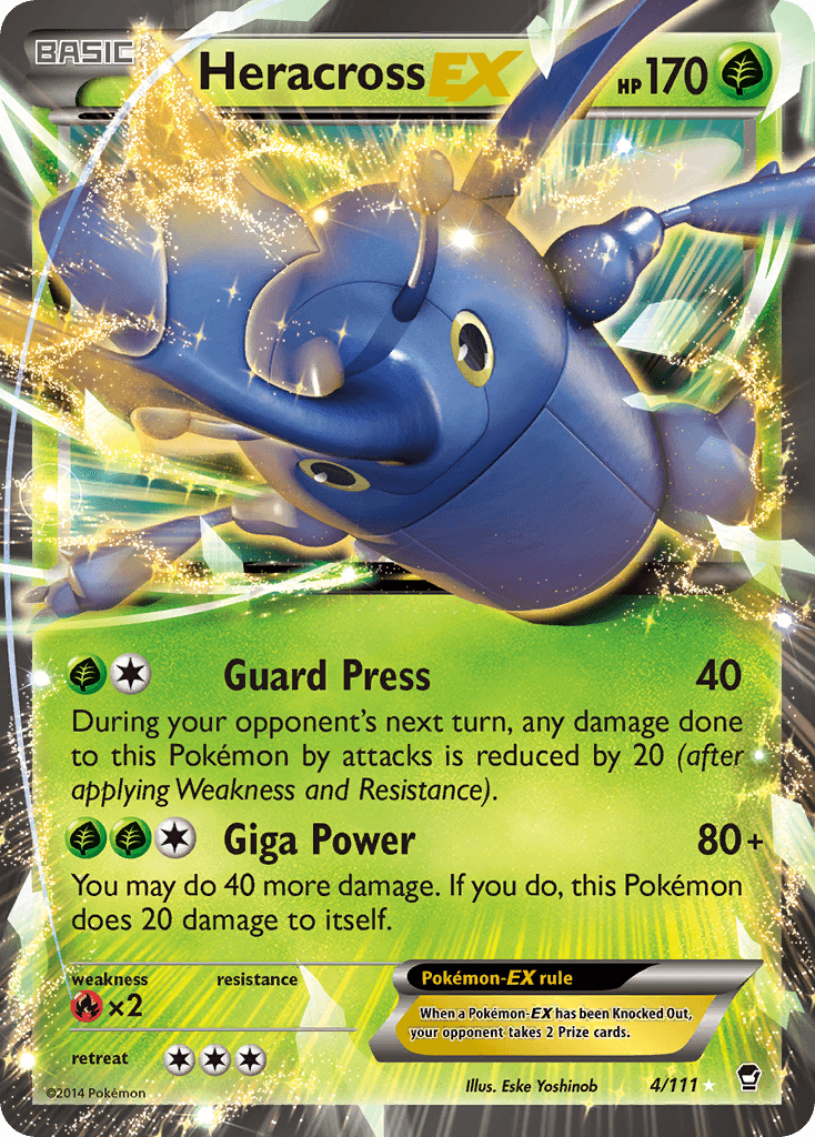 Heracross-EX Pokémon card