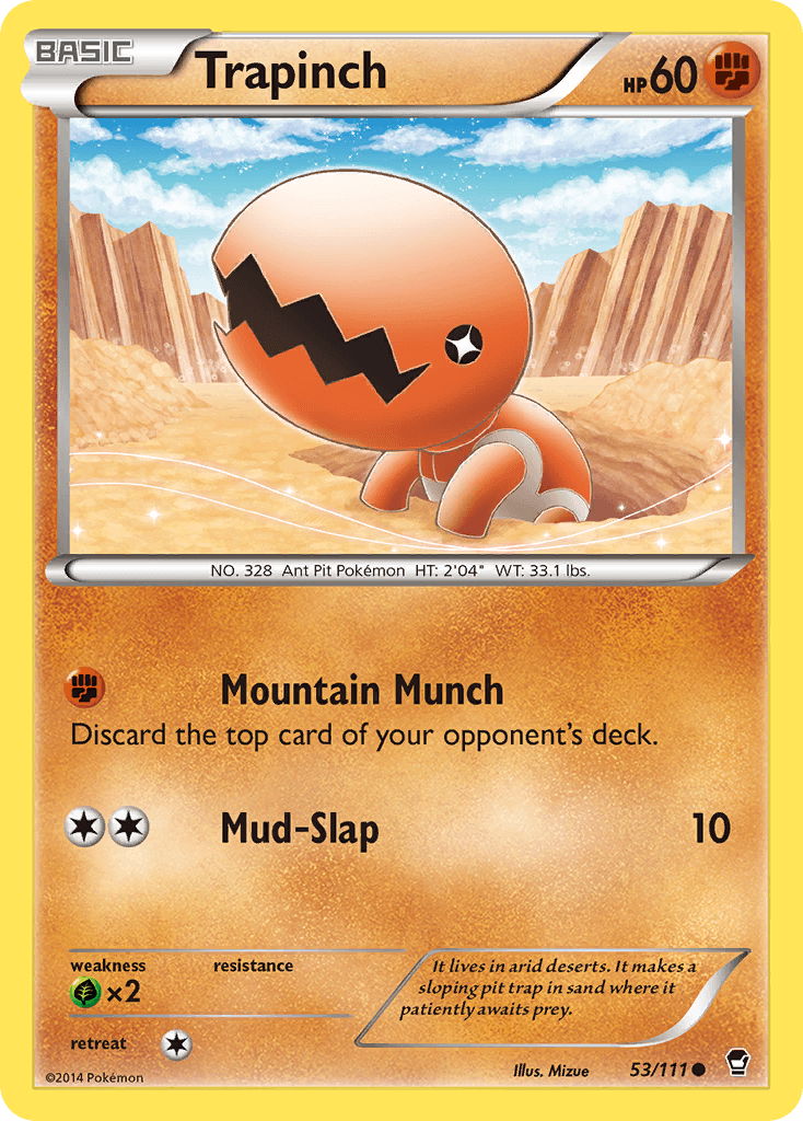 Trapinch Pokémon card