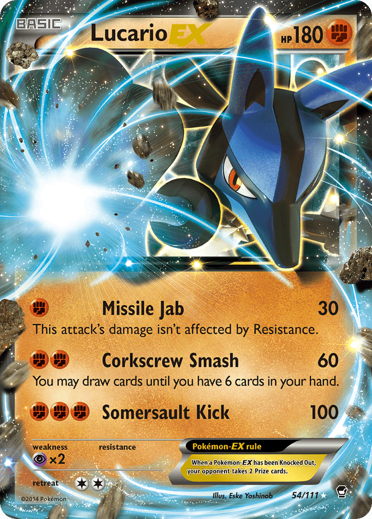Lucario-EX from Furious Fists