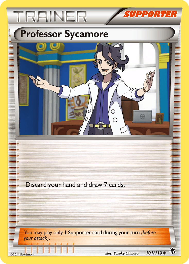 Professor Sycamore Pokémon card