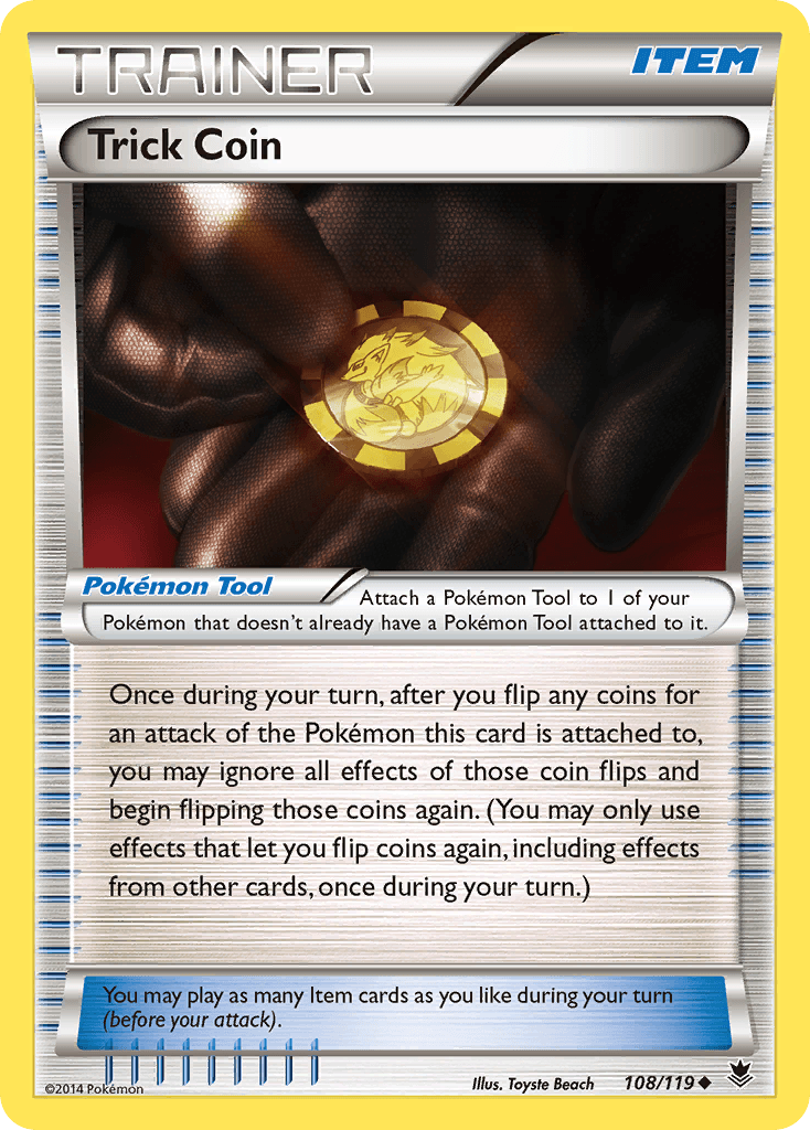 Trick Coin Pokémon card