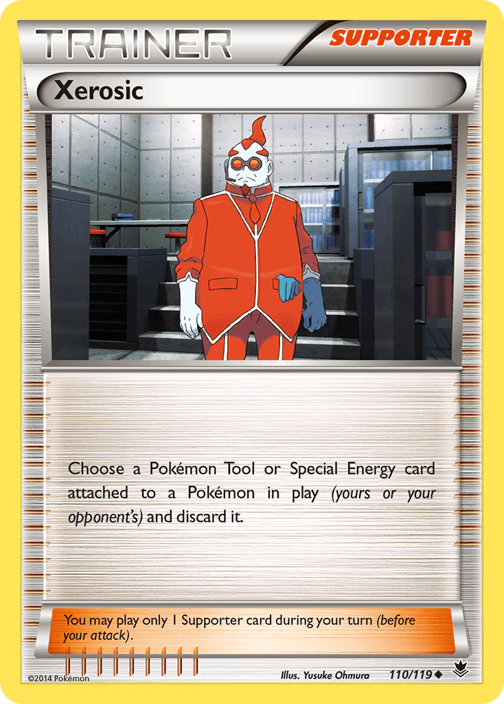 Xerosic Pokémon card