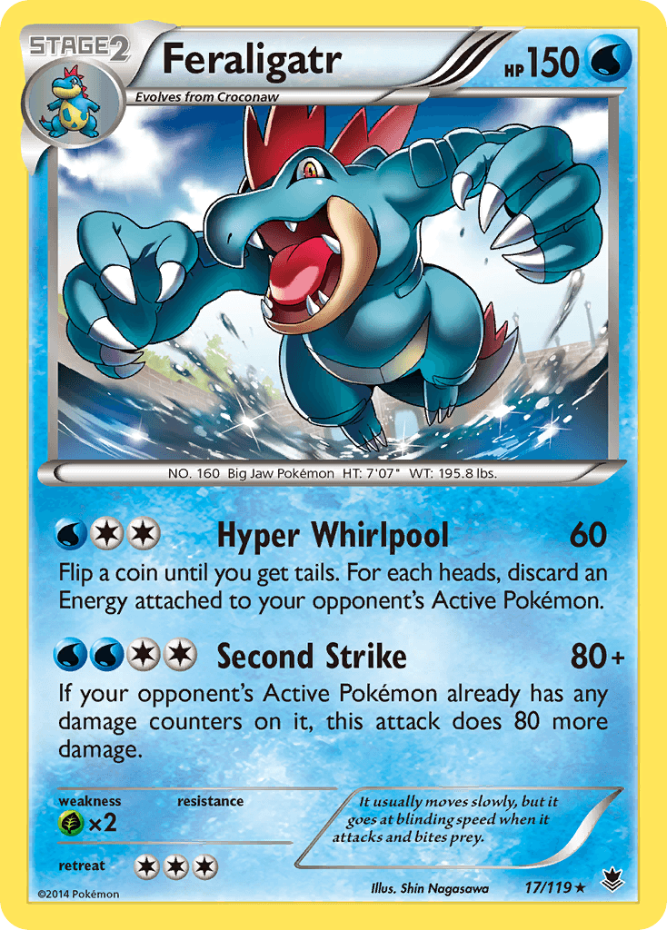 Feraligatr Pokémon card