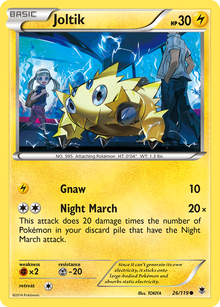 Joltik Pokémon card