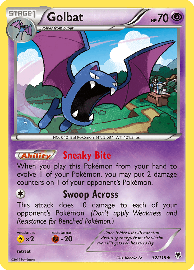 Golbat Pokémon card