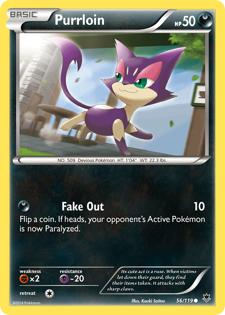 Purrloin Pokémon card