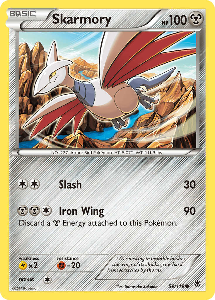 Skarmory Pokémon card