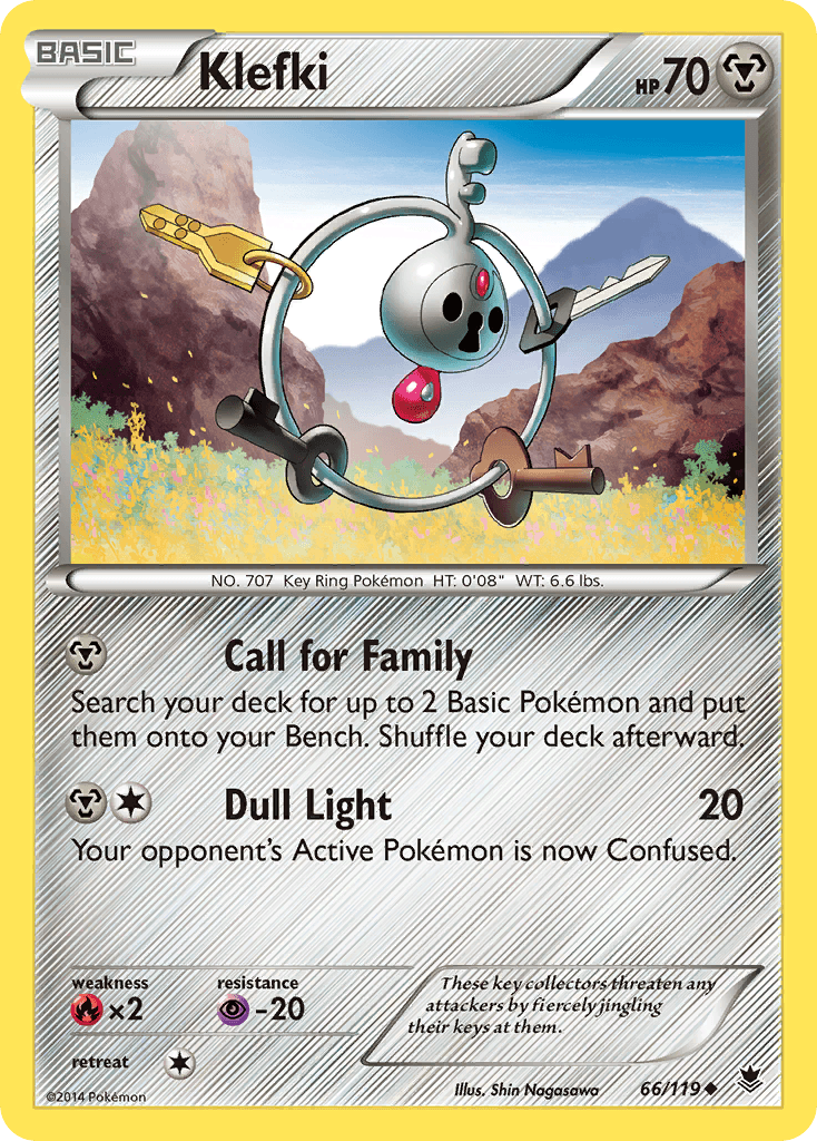 Klefki Pokémon card
