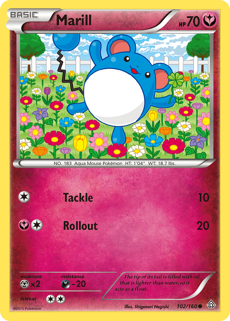 Marill Pokémon card