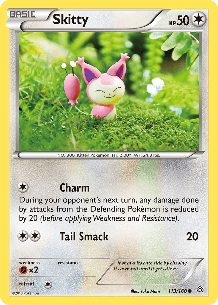 Skitty Pokémon card