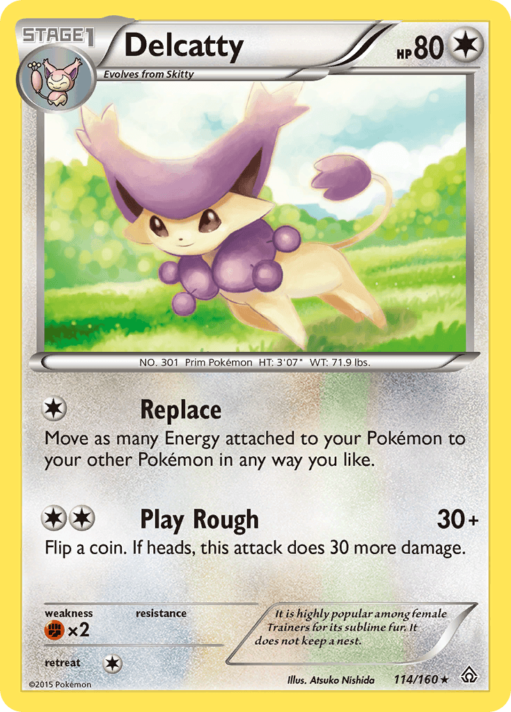 Delcatty Pokémon card