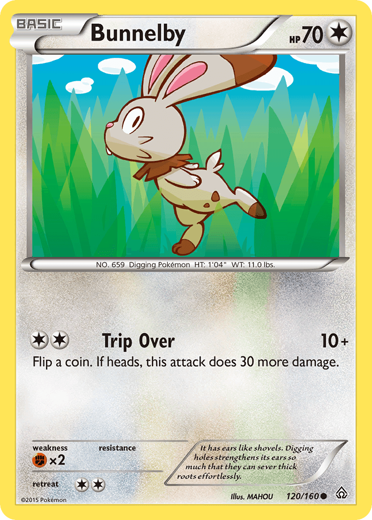 Bunnelby Pokémon card