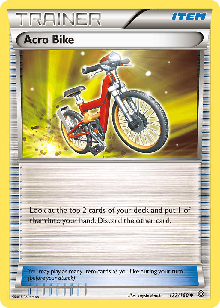 Acro Bike Pokémon card