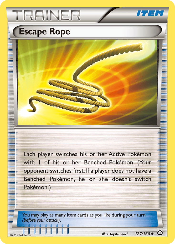 Escape Rope Pokémon card