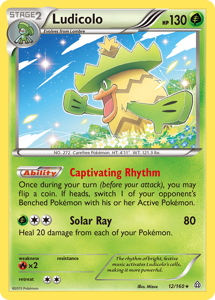 Ludicolo Pokémon card