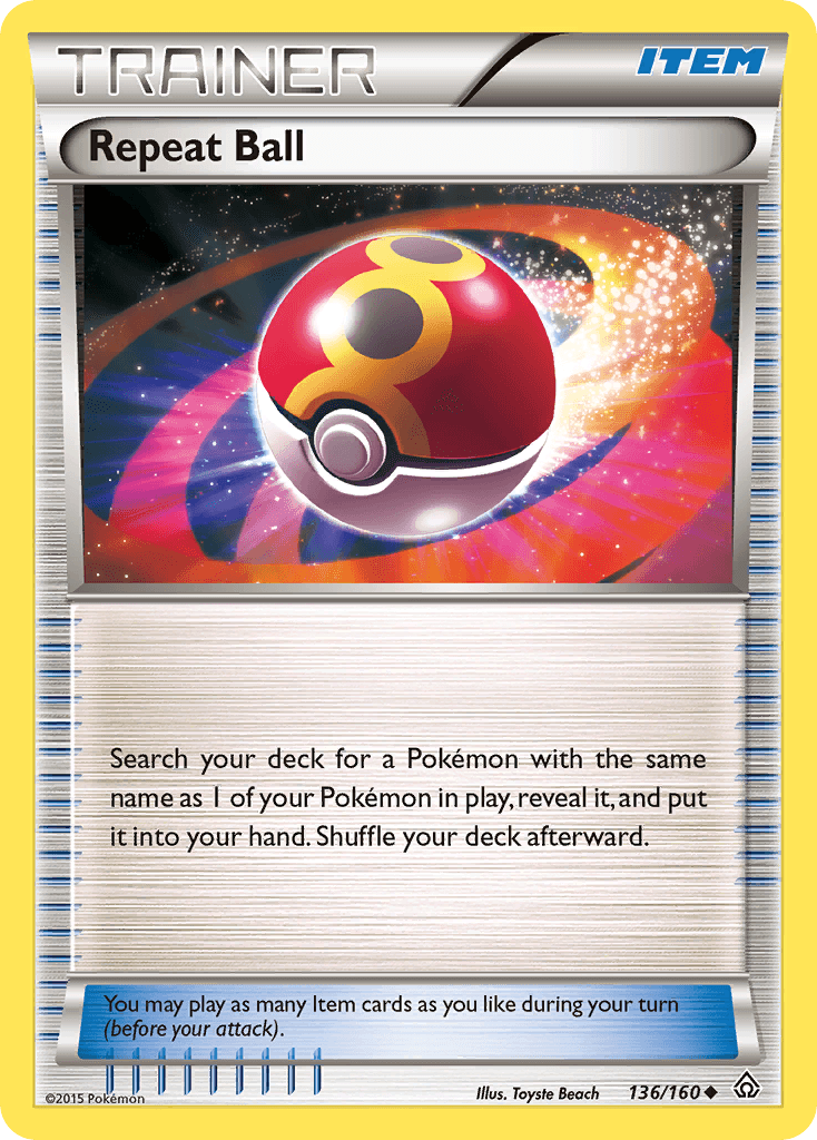 Repeat Ball Pokémon card