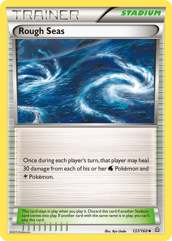 Rough Seas Pokémon card