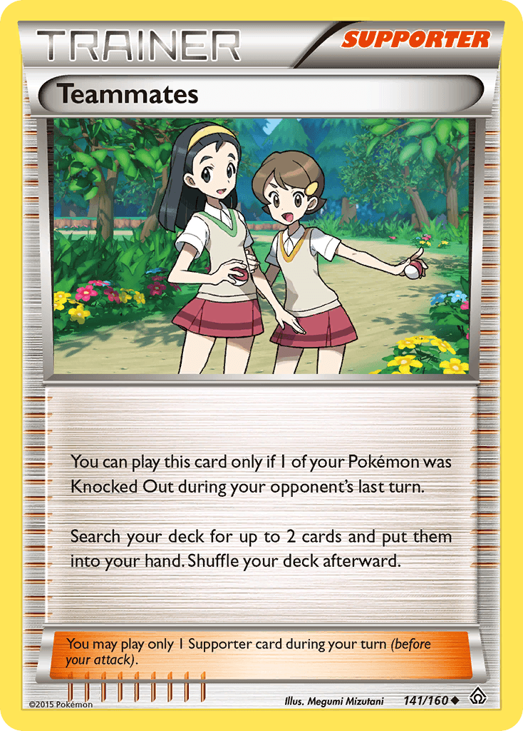 Teammates Pokémon card