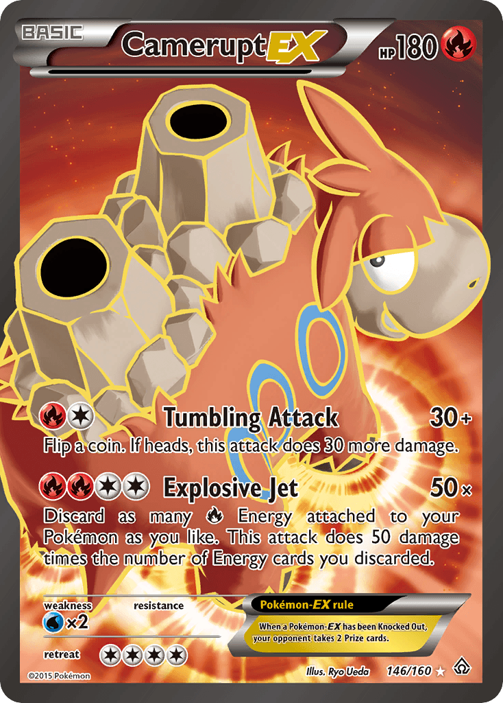 Camerupt-EX Pokémon card