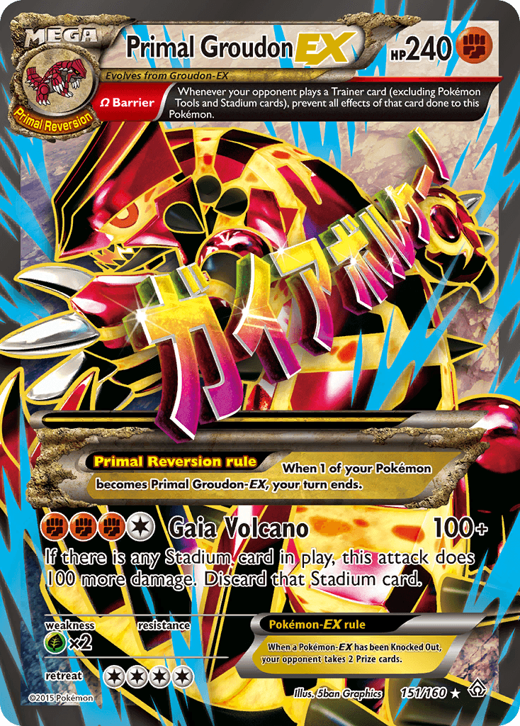 Primal Groudon-EX from Primal Clash