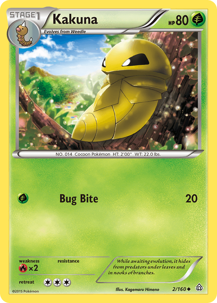 Kakuna Pokémon card