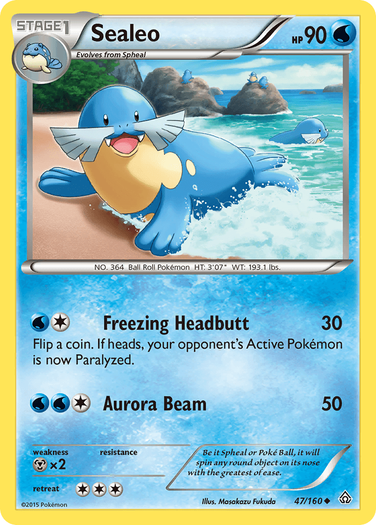 Sealeo Pokémon card