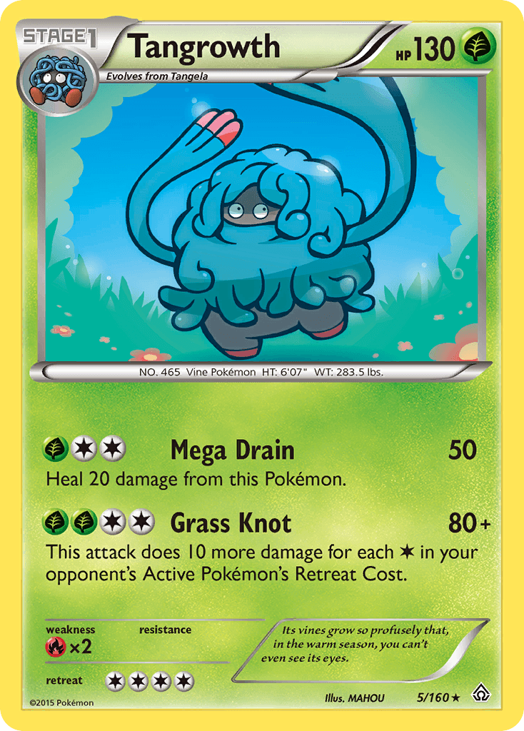 Tangrowth Pokémon card
