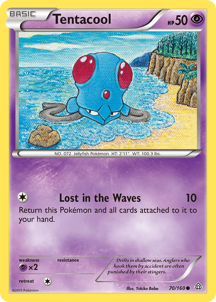 Tentacool Pokémon card