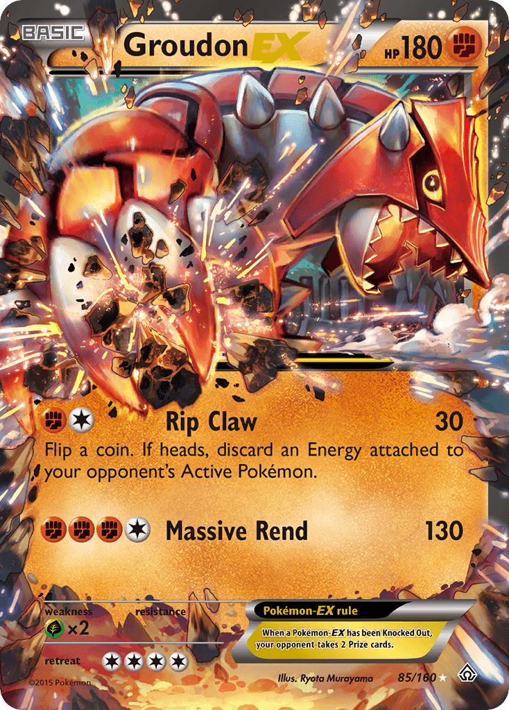 Groudon-EX from Primal Clash
