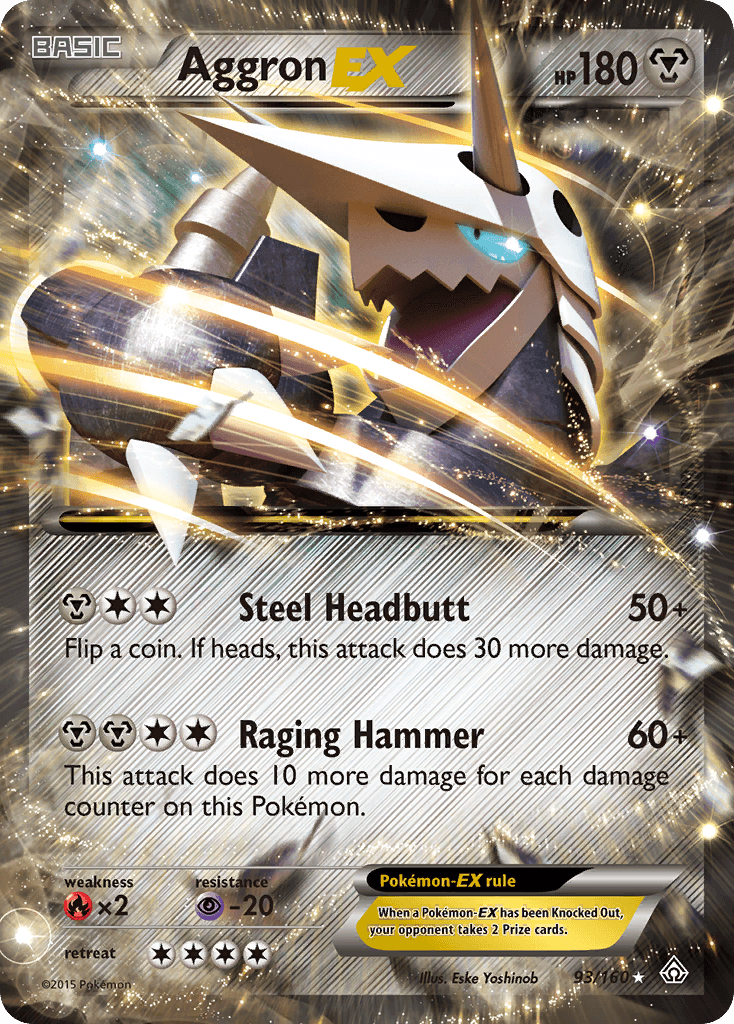 Aggron-EX Pokémon card