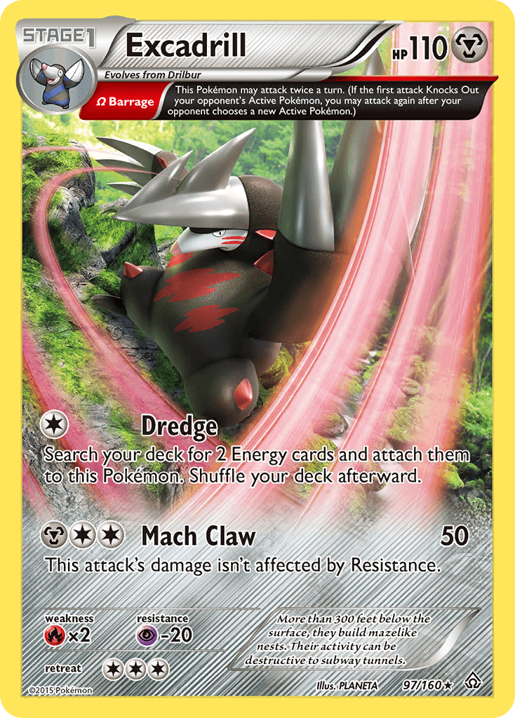 Excadrill Pokémon card