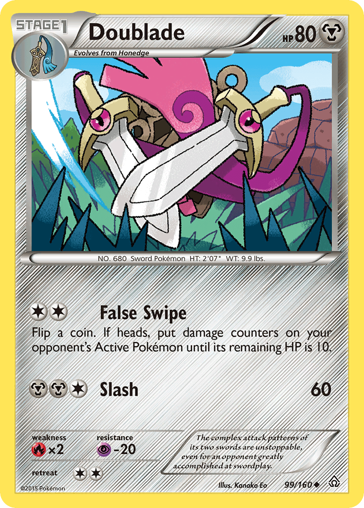 Doublade Pokémon card