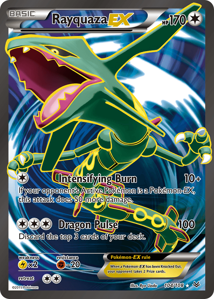 Rayquaza-EX from Roaring Skies