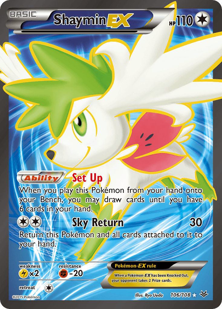 Shaymin-EX Pokémon card