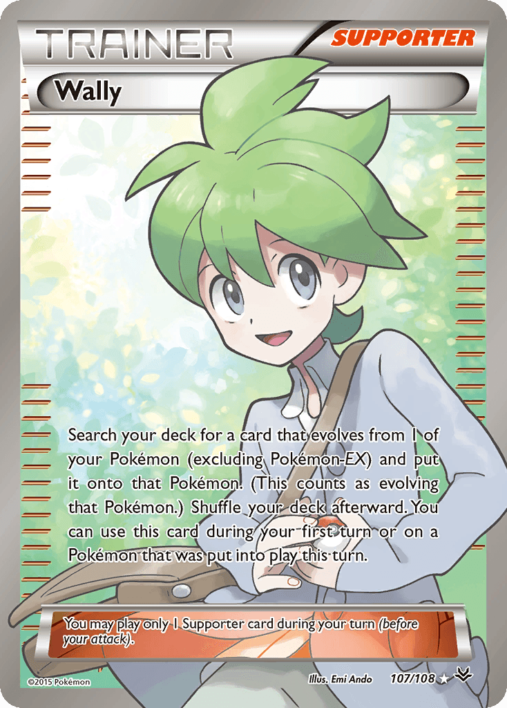 Wally Pokémon card