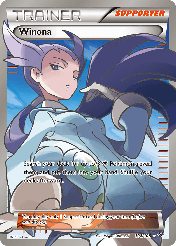 Winona Pokémon card